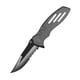 thumbnail image 1 of Cuchillo plegable táctico con cuchillo inoxidable, cuchillo plegable negro, con clip reversible - buen regalo para la caza acampamiento supervivencia al aire libre y llevar todos los días, 1 of 3
