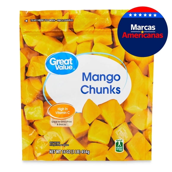 Mango en Trozos Congelados, 454 g