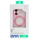 thumbnail image 2 of Funda onn iPhone 17 MagSafe TPU Rosa 6.3 Anillo, 2 of 3