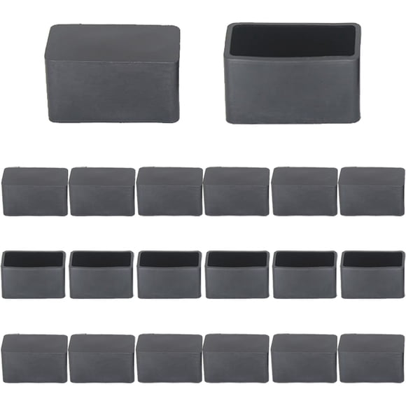 Tapones De Goma Para Patas De Silla 20 Mm X 40 Mm 20 Piezas