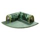 thumbnail image 2 of Creative Pet Cat Tunnel Bed Kitty Training Interactive Para Mascotas Perros Hurones Verde, 2 of 2