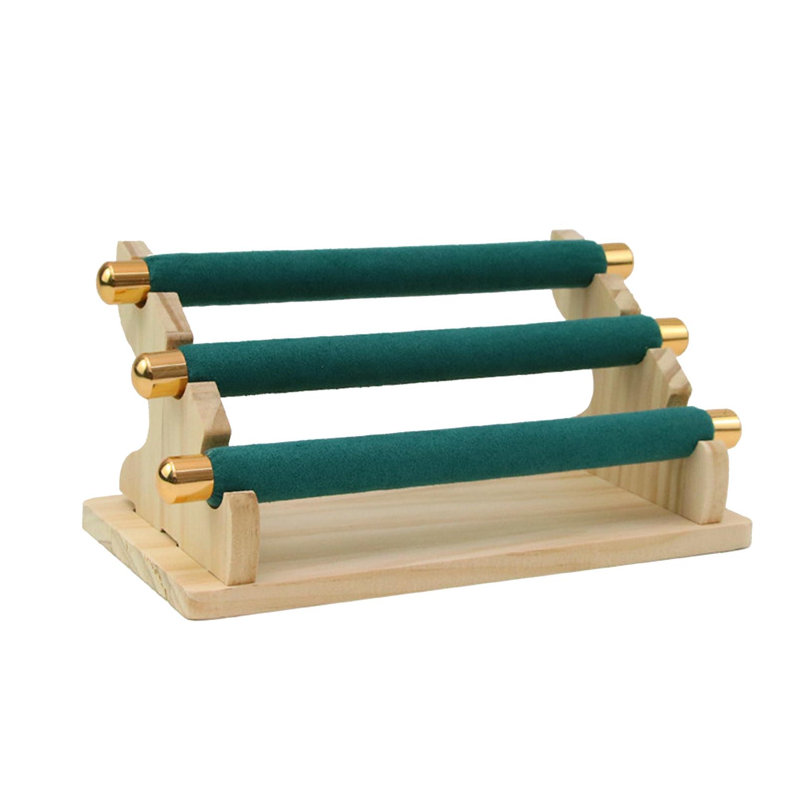 Ioensy - Soporte De Exhibición De Anillos Independientes Soporte De Escaparate Para Mesa De Hogar Verde