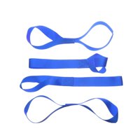 Ioensy - 5 Uds Bucles Suaves Bucles De Amarre De Alta Resistencia Correas De Amarre De Nailon Resistentes Azul 29,5 Cm