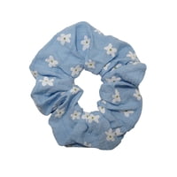 Samia - Colet Con Flores Azul Tamaño Único