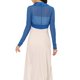 thumbnail image 3 of INSPIRE CHIC Chaquetas de Satén para Mujer de Halloween para Vestido de Noche Chaqueta de Malla Abierta Elegante Bolero de Boda XL Azul Real, 3 of 6