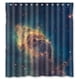 thumbnail image 1 of Cortina de ducha con diseño de nebulosa Carina y ganchos (66 x 72 pulgadas), 1 of 3