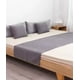 thumbnail image 2 of Piecera de cama terciopelo plush king + 2 fundas 70x210 cm color gris claro, 2 of 2