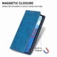 thumbnail image 3 of Funda tipo cartera con bloqueo RFID para Samsung Galaxy M35 Con tapa abatible, portatarjetas, cierre magnético, TPU y soporte Azul, 3 of 6