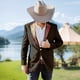 thumbnail image 5 of Traje casual ajustado para hombre, traje de vaquero, traje formal, traje casual ajustado., 5 of 5