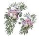 thumbnail image 3 of 2 Piezas De Flores Artificiales Para Arco De Boda, Guirnalda De Flores Para Ceremonia De Recepción, Pared Morada, 3 of 5