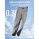 thumbnail image 3 of Pantalones de senderismo FREE SOLDIER, impermeables, de secado rápido, gris, 32 W, 30 L, 3 of 7