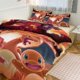 thumbnail image 1 of Ch_arma_nder Print Bedding Set Pattern Duvet Cove Set 3 Pieces 1 Quilt Cover And 2 Pillowcases for Women Men Teens, 1 of 5