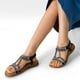 thumbnail image 3 of Sandalia Plana Comfort Pedrería Mujer  Weide Js77, 3 of 10