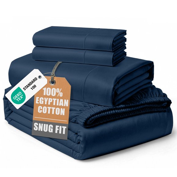 Sábanas LANE LINEN King 100% Algodón Egipcio con Bolsillo Profundo