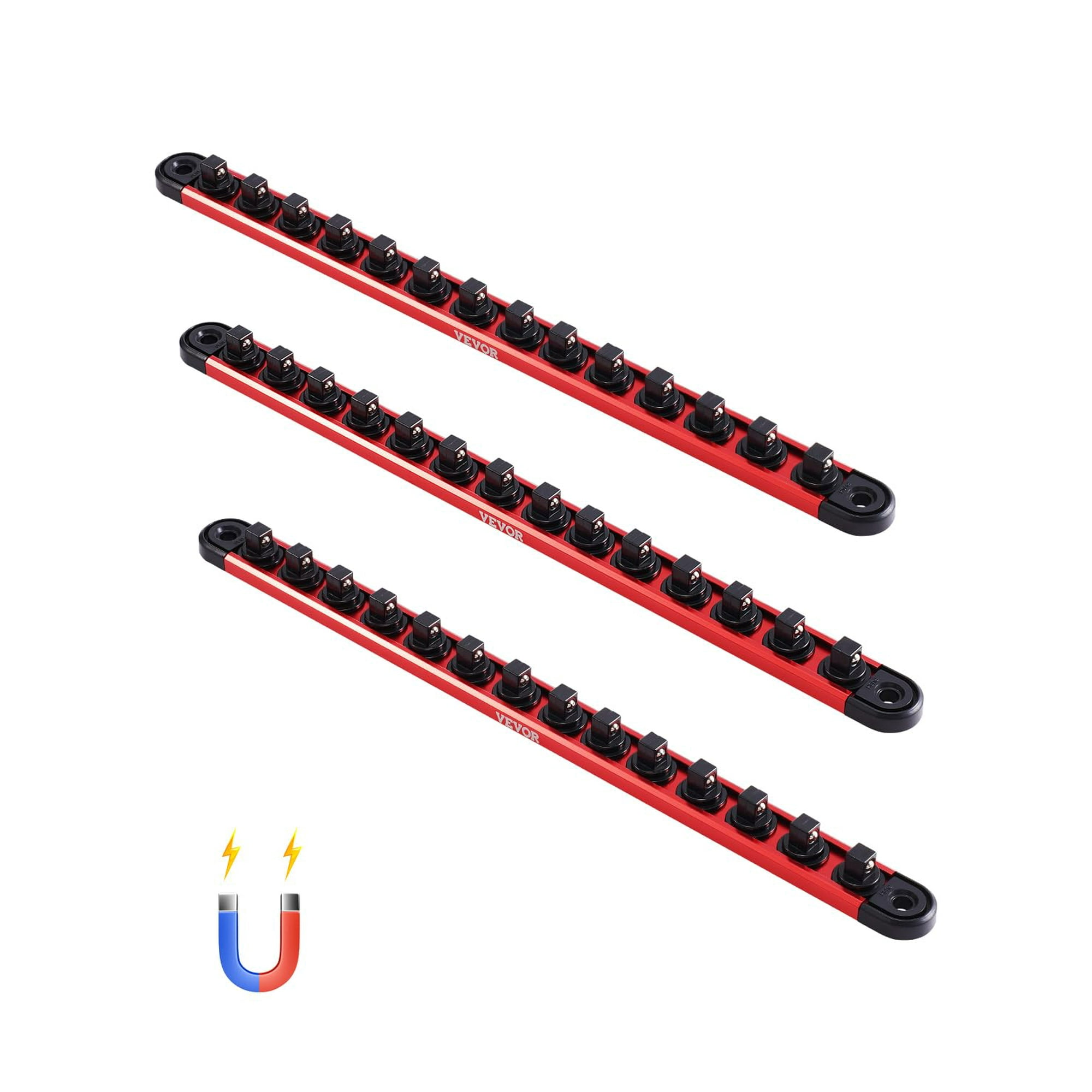 Juego De Rieles Organizadores De Enchufes Vevor Heavy-duty, 40 Enchufes