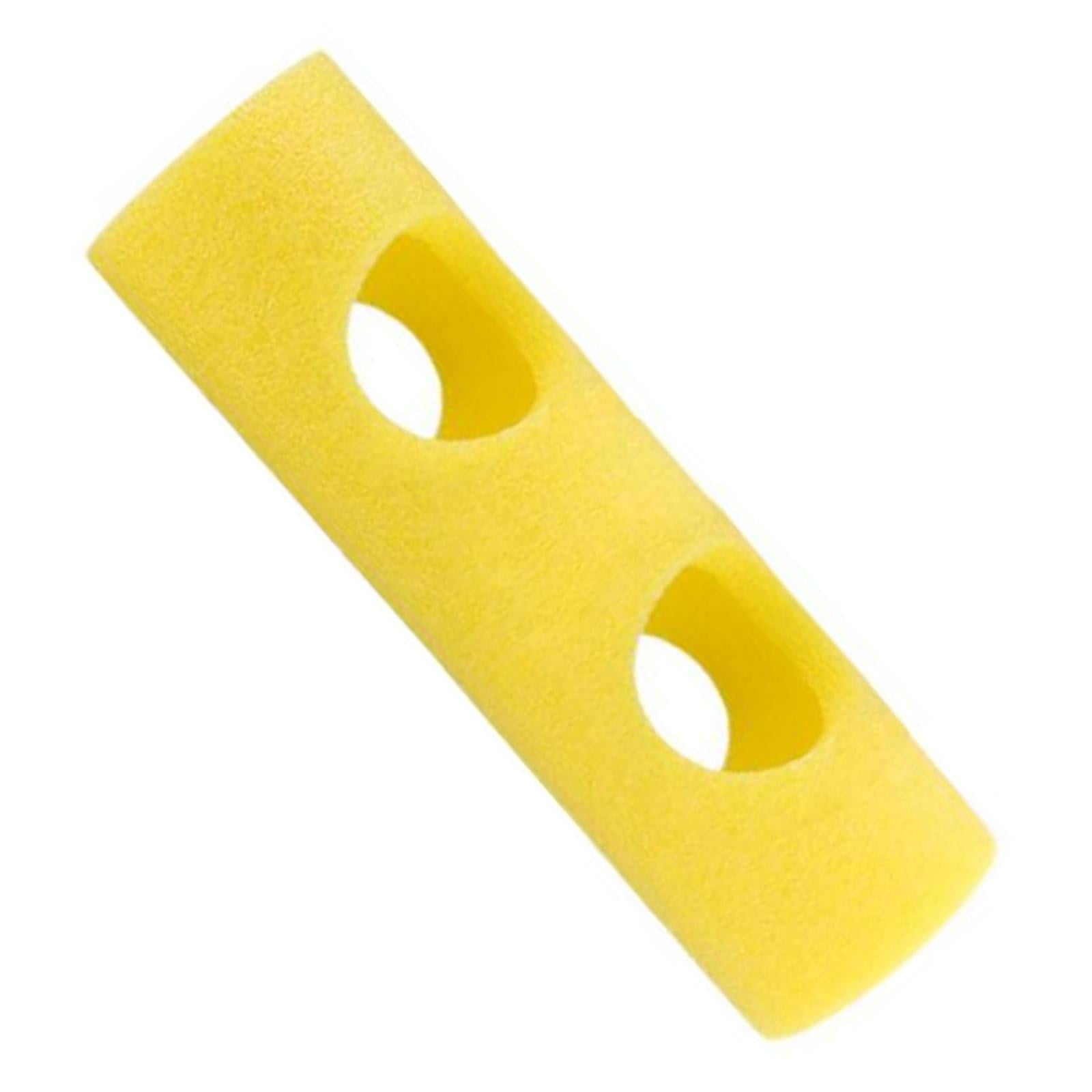 Magideal - Fideos De Piscina Perforados Conector Perforado Fideos De Natación Conexión De Flotador De Natación Ayuda De Entrenamiento Conjunto Para Deportes Acuá , 2 Agujeros Giallo 2