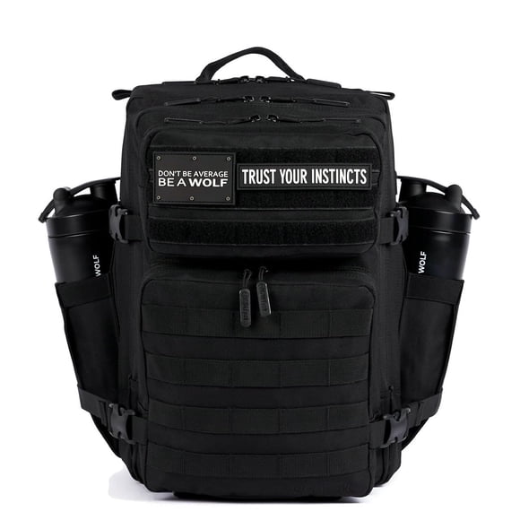 Mochila WolfPak Alpha Black 35L impermeable 1000D poliéster