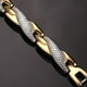 thumbnail image 2 of 1pc Colorful Snake Print Titanium Steel Magnetic Bracelet with Magnetic Dot Decoration - Fashionable and Functional Hand Chain, 2 of 5