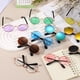 thumbnail image 4 of Uxcell Gafas para Perros, Gafas Retro para Gatos y Perros, Gafas Clásicas de Metal, Disfraz de Cosplay, Accesorios para Fotos, Mini Gafas Lindas, (Redondas, Lente Azul), 4 of 7
