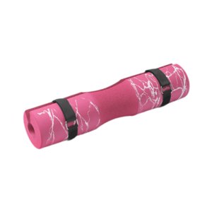 Ioensy - Almohadilla Para Sentadillas Con Barra Y Correas, Portátil, Para Entrenamiento En Gimnasio, Color Rosa