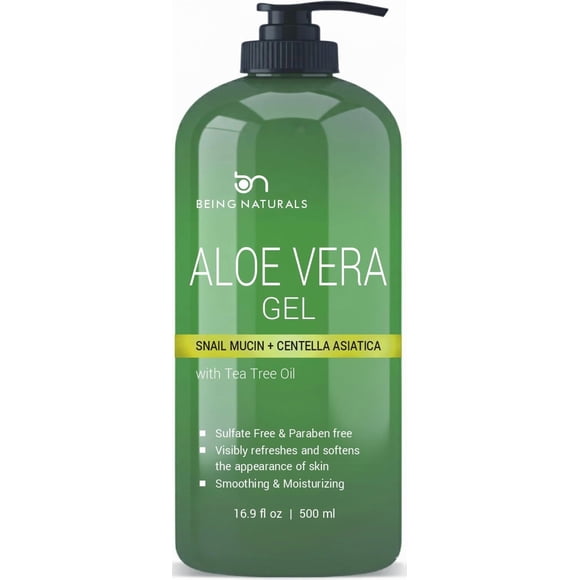 Gel de Aloe Vera Being Naturals 500 ml con Mucina de Caracol