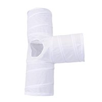 Magideal - Tubo De Túnel Para Gatitos, Túneles Para Gatos, Persecución Para Correr, Plegable Con Juguete Interactivo Con Pelota De Juego, Túnel Para Gatos Domést Forma De T