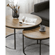 thumbnail image 2 of Mesa De Centro Nido Top Tope Oscuro Estilo Industrial Negro, 2 of 3