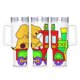 thumbnail image 1 of Las Aventuras de Spot Vaso aislado de acero inoxidable con asa, diseño temático, regalo para familia, amigos y fans; incluye pajita y encaja en el portavasos estándar, 40 oz, 1 of 6