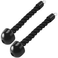 Xusx111 - Arriba La Cuerda De Agarre Único Tricep Bicep Exercise Attachment Para Máquinas De Cable Gimnasio Polea Entrenamiento 2Pcs