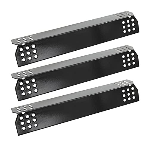 Placa térmica Hongso PPG371 de acero porcelánico para parrilla de gas, paquete de 3