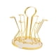 thumbnail image 4 of Estante Para Secar Tazas Que Ahorra Espacio Organizador De Tazas Para El Hogar Cocina Restaurante Bandeja Blanca, 4 of 5