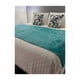 thumbnail image 1 of Piecera de Cama Polar con Tela Reversible - Turquesa, 1 of 2