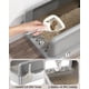 thumbnail image 5 of Caja de arena para gatos MLIKLU de acero inoxidable extra grande con tapa, 5 of 7