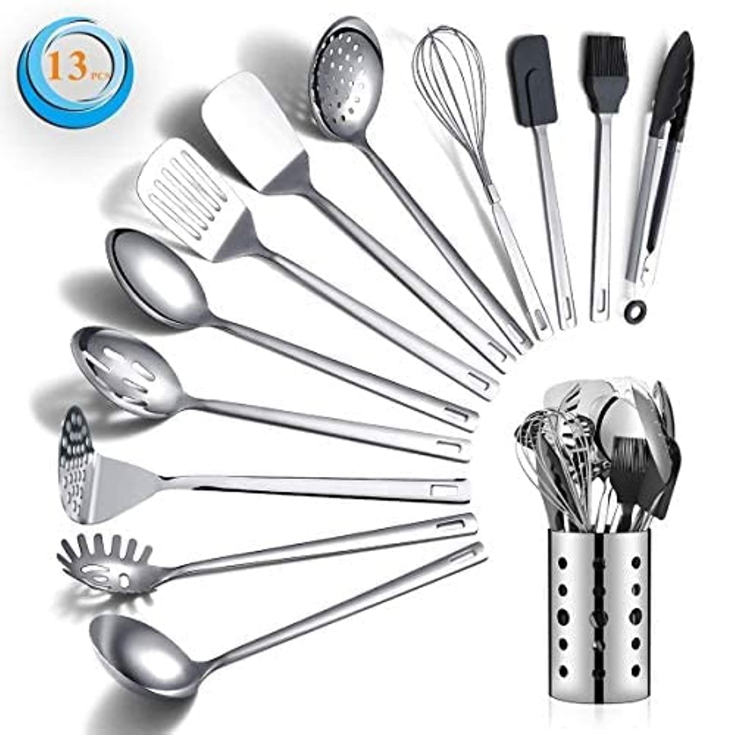 Juego De Utensilios De Cocina Berglander De Acero Inoxidable, 13 Piezas