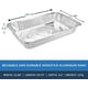 thumbnail image 4 of Bandejas de aluminio Nicole Home 53 x 33 cm, grandes, desechables, paquete de 100, 4 of 7