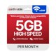 thumbnail image 1 of Plan prepago Infimobile de 1 mes con 5 GB, 4G, 5G y eSIM para EE. UU., 1 of 4