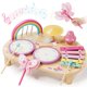 thumbnail image 1 of Set de tambor musical Lehoo Castle para niños pequeños, unicornio, 1-3 años, 1 of 7