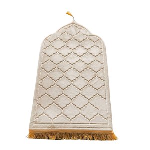 Bothyi - Alfombra De Oración Alfombra De Adoración Alfombra De Suelo Para Dormitorio Al Aire Libre Regalos De Cumpleaños Blanco Lechoso