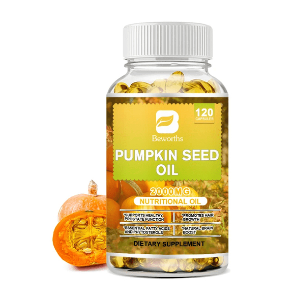 Aceite Semillas De Calabaza Cuidado Urinario Prostata 2000mg 120 softgel