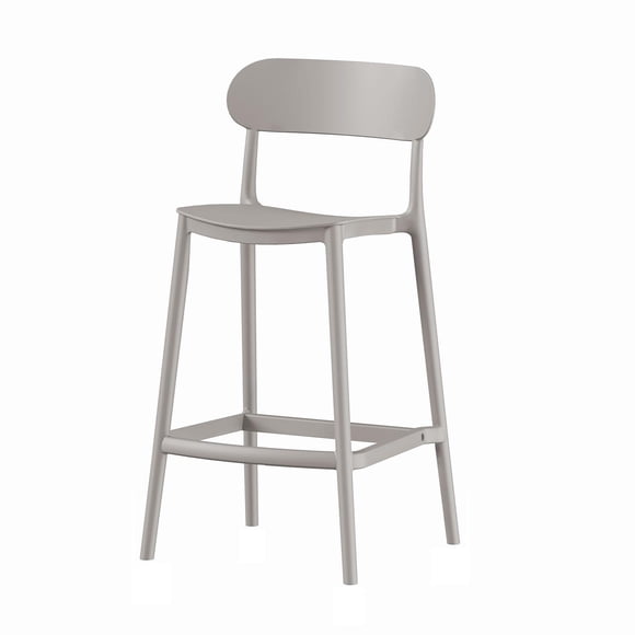 Piso Taburete Silla alta bar cocina Oslo 65cm Gris