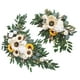 thumbnail image 1 of Boda Rústica Arco Flor Colgante Decorativo Para Puerta Delantera Pared Fiesta Amarillo, 1 of 3