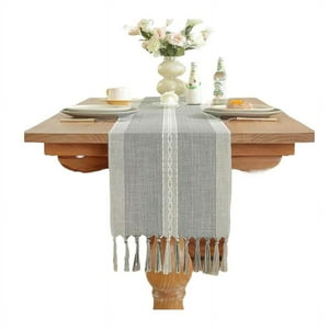 Oem - Mantel Camino De Mesa Rectangular Yute Linea 180X30Cm