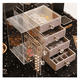 thumbnail image 4 of Joyero Organizador Premium | Acrílico Transparente Y Felpa | 4 Cajones + 2 Paneles Laterales | Exhibidor De Aros, Anillos Y Collares, 4 of 4
