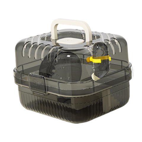 Magideal - Jaula Para Hámster, Jaula Para Animales Pequeños, Contenedor Portátil Ligero Y Transpirable, Bolsa De Transporte Para Hámster, Hábitat Para Ratas Y Je Blanco