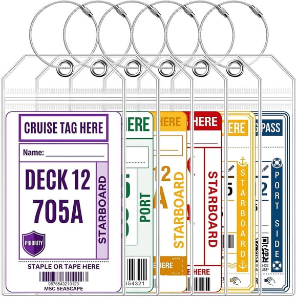 Porta Etiquetas para Crucero LUMIDOMA Carnival NCL
