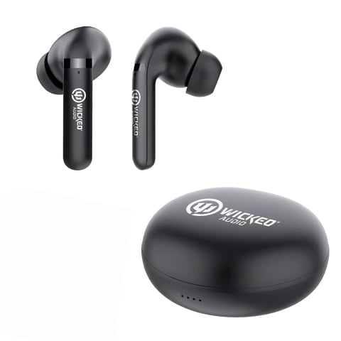 Auriculares Bluetooth Wicked Audio Mojo 500 True Wireless | Micrófonos Clear Call | Batería De Larga