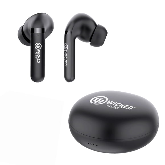 Auriculares Bluetooth Wicked Audio Mojo 500 True Wireless | Micrófonos Clear Call | Batería de larga