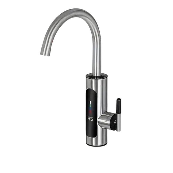 Llave Grifo Agua Caliente Electrico Acero Inoxidable