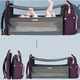 thumbnail image 4 of Portable Folding Baby Crib Mommy Bag Multi-functional Outdoor Lightweight Large-capacity Leisure Double-shoulder Mother And Baby Bag Diaper Bag, 4 of 5
