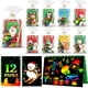 thumbnail image 1 of Skrajoi 12 paquetes de artículos navideños de scratch art para fiestas, 14 x 9 cm, 1 of 7